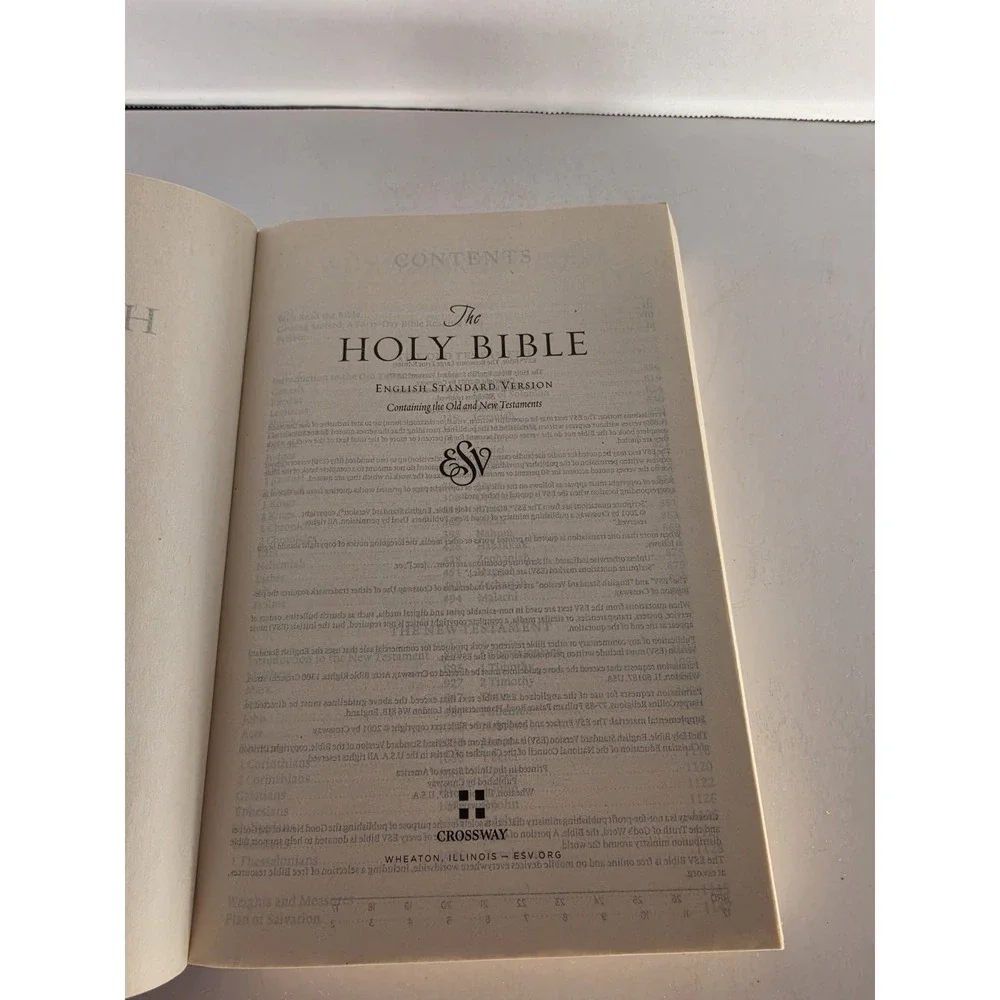 ESV Economy Bible Large Print Crossway English Standard Version Paperback 2017